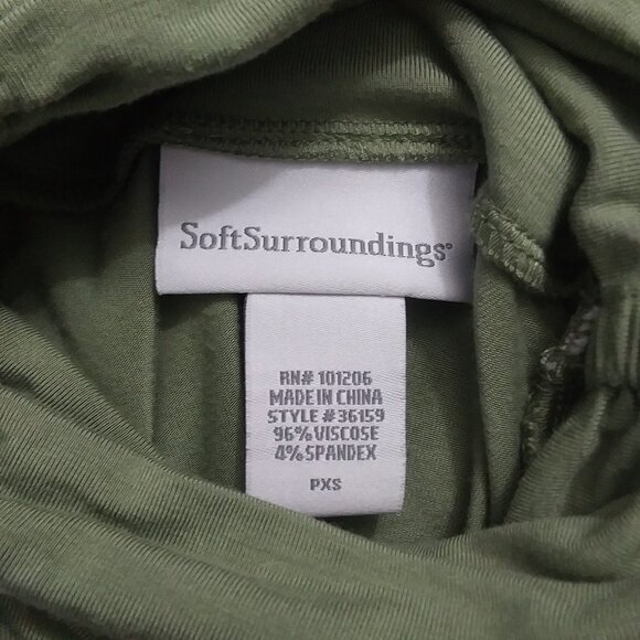 Soft Surroundings Long Sleeve Soft Tee Roll Neck - Picture 6 of 7
